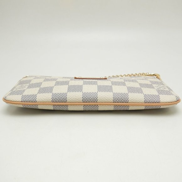 Louis Vuitton Damier Azur Pochette Mila MM Accessory Pouch - Picture 4 of 7